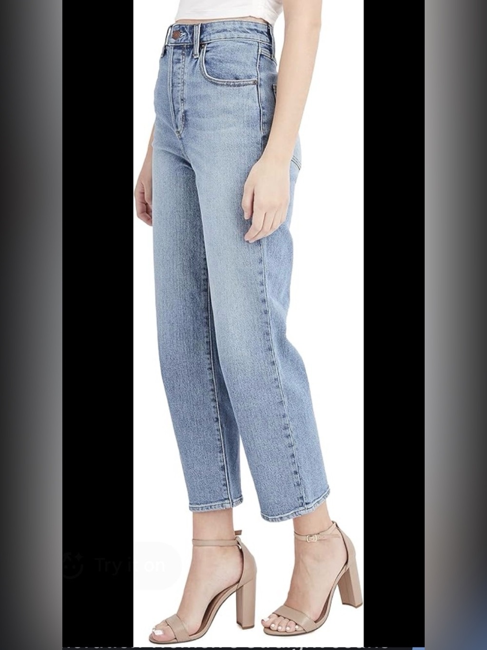 BCBGeneration Women's Straight Leg Jeans - Light Blue Denim
